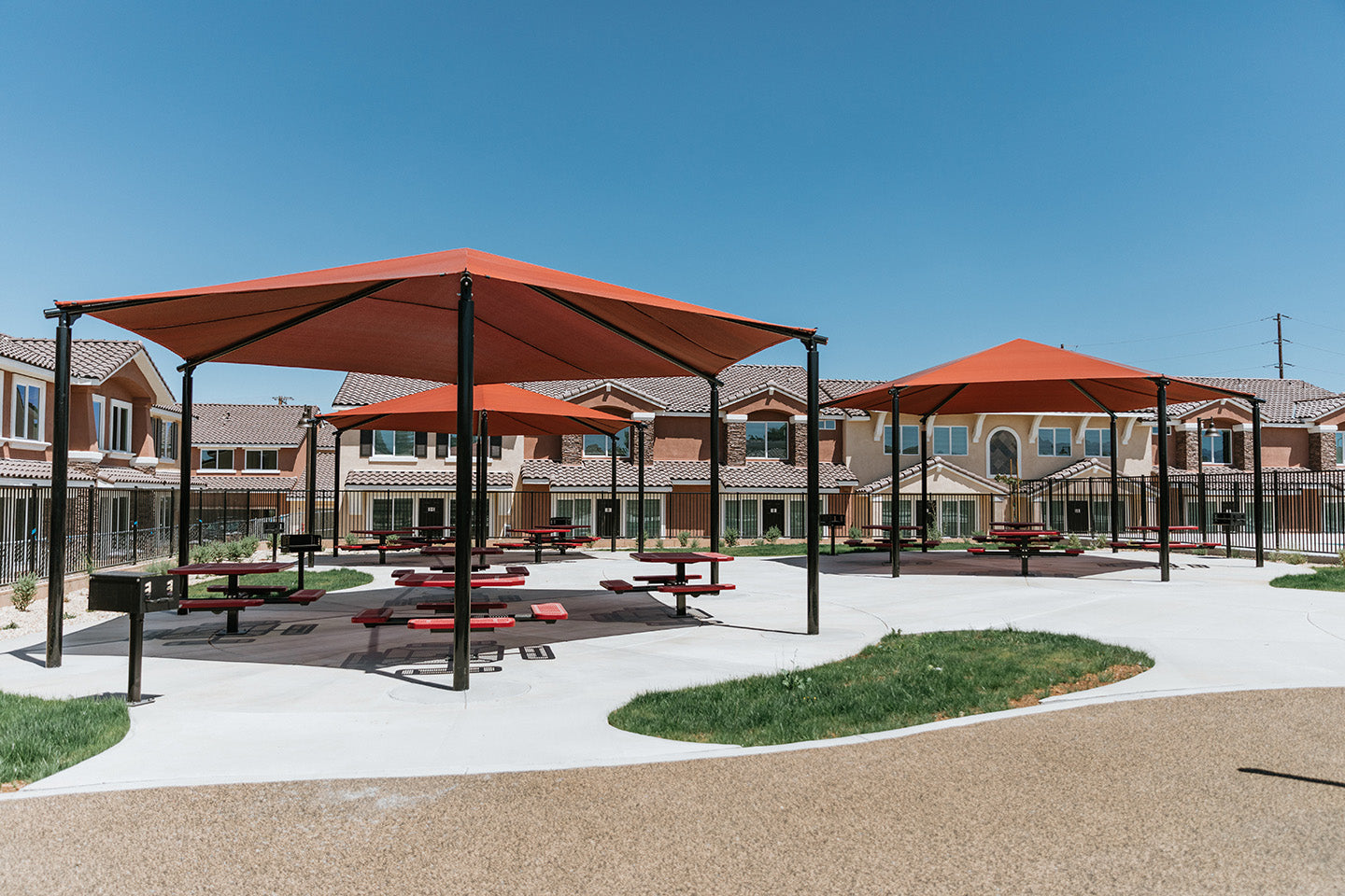 Hip Shade Structures - Commercial Shade