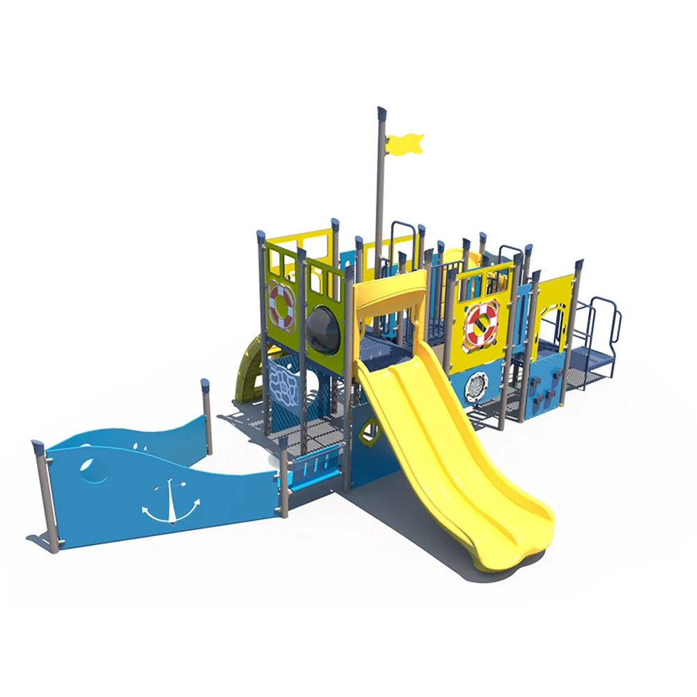 Ship Themed Economy Outdoor Playground for All Ages