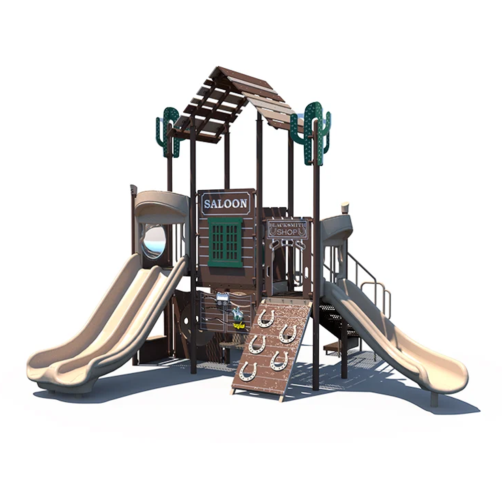 Saloon Themed Economy Outdoor Playground for All Ages