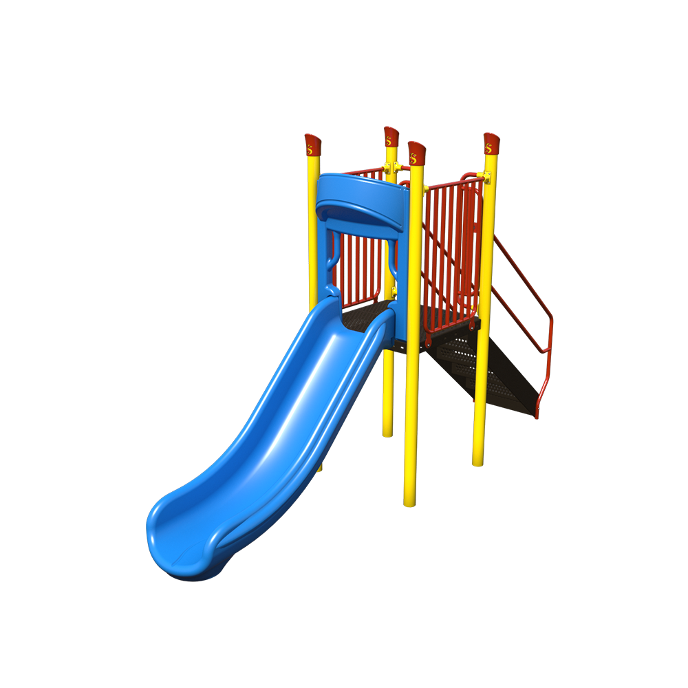 Straight Chute Playground Slide