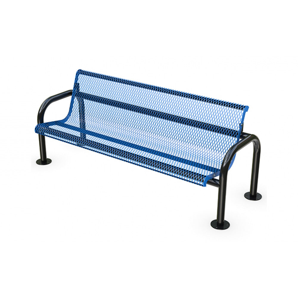 Modern Playground Bench W  Back – Playgrounds Etc