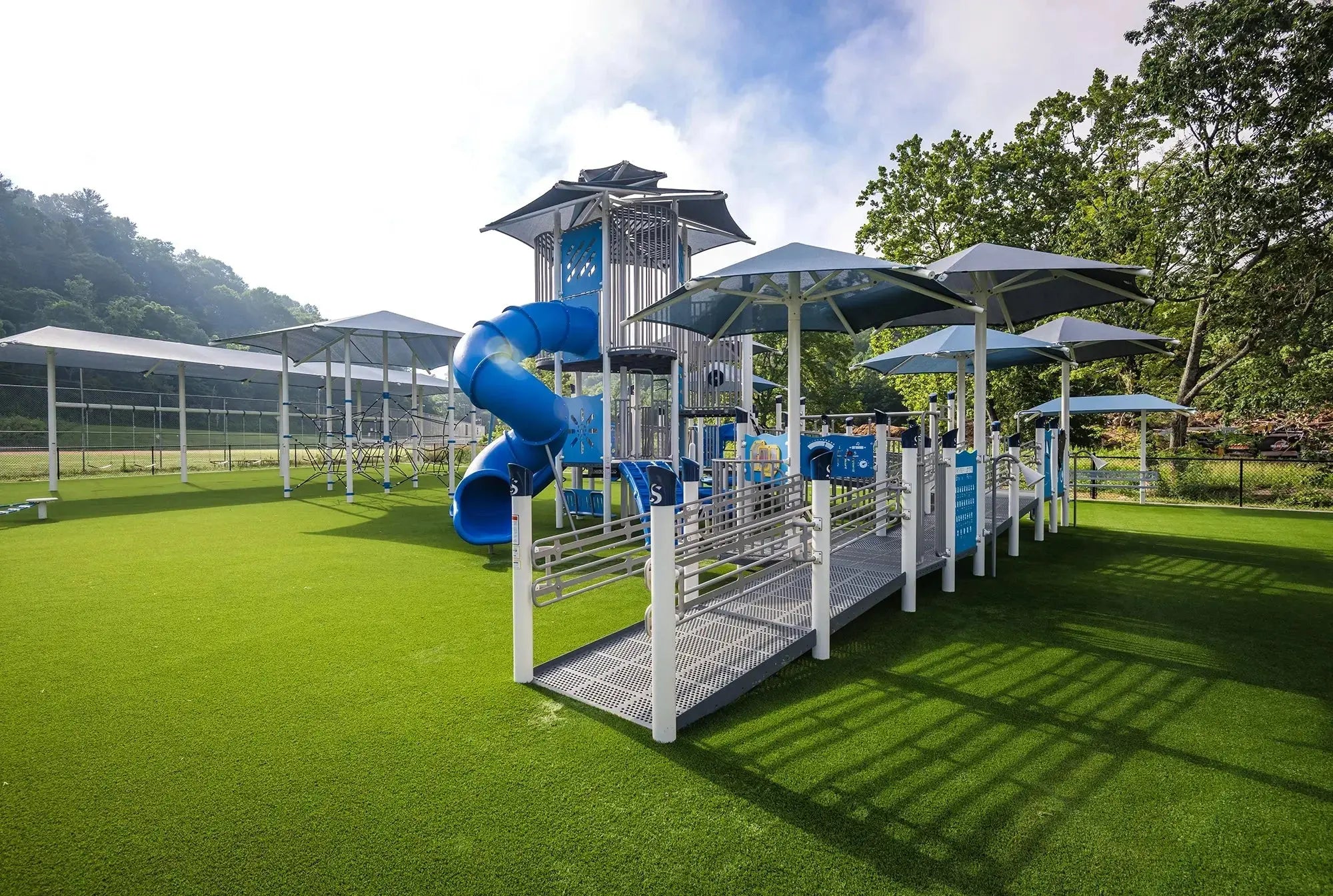 Inclusive-Ramped-Playground-Equipment Playgrounds Etc