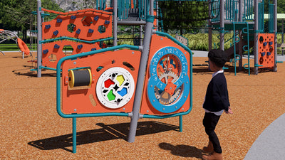 STEM-0008 Freestanding STEM Playground Equipment  Swings Playgrounds Etc