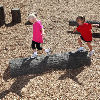 6' Half Log Beam for Nature Playground  Independent Play Playgrounds Etc