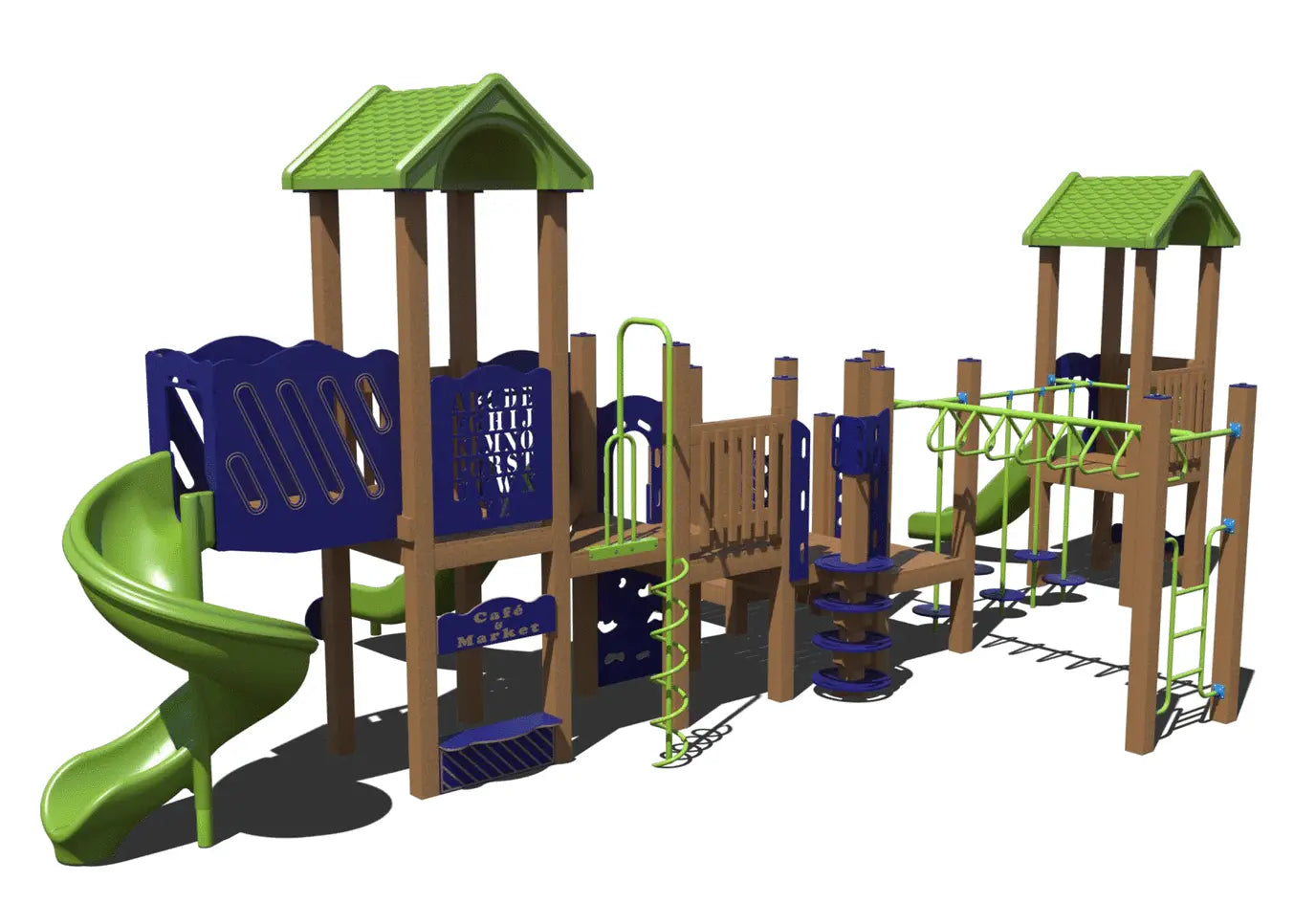 Adventure Peaks - GFP-30000 Outdoor Playground  Big Kids Playground Playgrounds Etc
