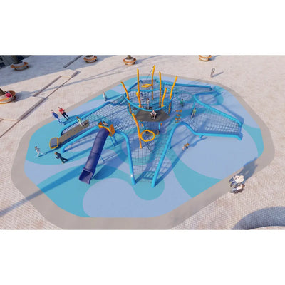 Ascend Funnel Web Rope Climber  Playground Climber Playgrounds Etc