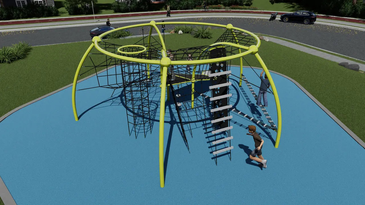 Ascend Orbiter Playground Rope Climber - Outdoor Playground ...