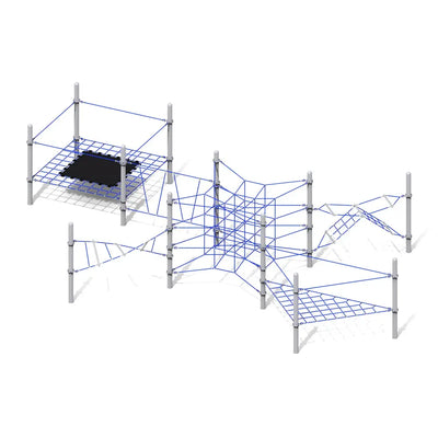 Ascend Quest 15 Course Rope Climber  Rope Course Playgrounds Etc