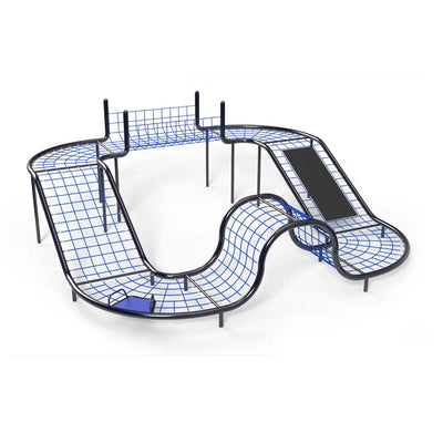 Ascend Tall Loop Track Rope Climber  Playground Climber Playgrounds Etc