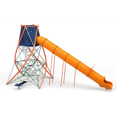 Ascend Thrill Tower with Slide Rope Climber  Playground Climber Playgrounds Etc