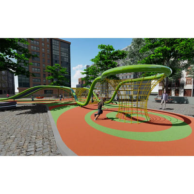 Ascend Wave Rope Climber  Playground Climber Playgrounds Etc