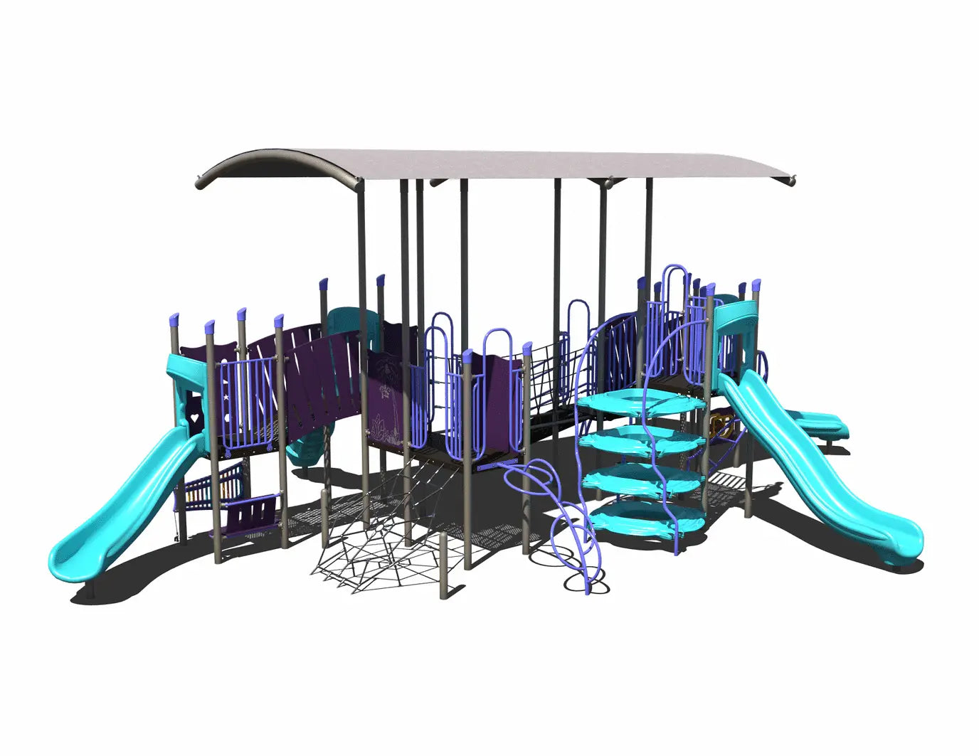 Barrel Vault Adventure Playground - PS3-71784-1 Outdoor Playground  Big Kids Playground Playgrounds Etc