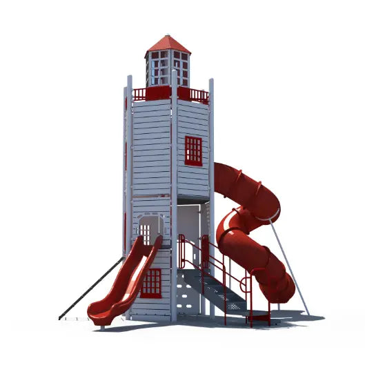 Beacon Point Lighthouse Themed Outdoor Playground - SRPFX-50234  Big Kids Playground Playgrounds Etc