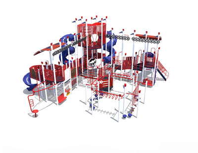 Big League Ballpark Baseball Field Themed Outdoor Playground  Big Kids Playground Playgrounds Etc