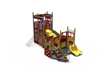 Blaze Brigade Fire Engine Themed Outdoor Playground - FX5-EFR-512-0471  Big Kids Playground Playgrounds Etc
