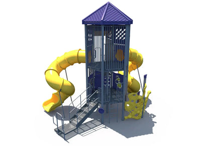 BubbleClimb Tower Outdoor Playground - FXT-GEN-512-0025  Big Kids Playground Playgrounds Etc