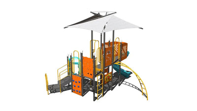 Butterflies Flutter Steel Outdoor Playground - PS3-72174  Outdoor Playgrounds Playgrounds Etc