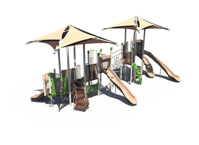Canopy Crest Tree House Outdoor Playground - FX5-RUS-512-0590 Commercial Playground Equipment  Big Kids Playground Playgrounds Etc
