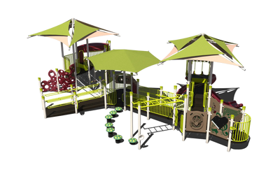 Canopy Quest Playground - PS5-73088 Outdoor Playground  Big Kids Playground Playgrounds Etc