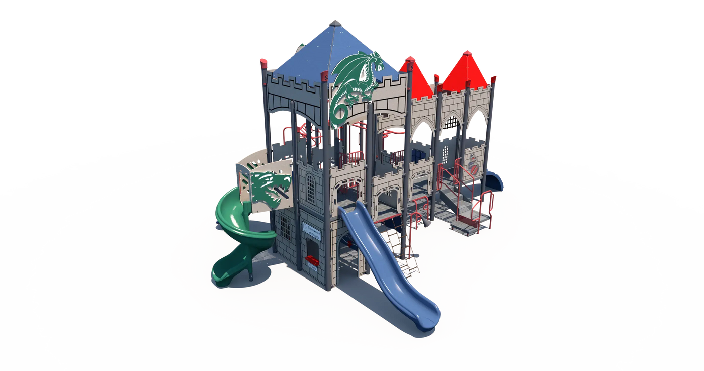Castle Themed Outdoor Playground – FX5-CAS-512-0465 Themed Outdoor ...