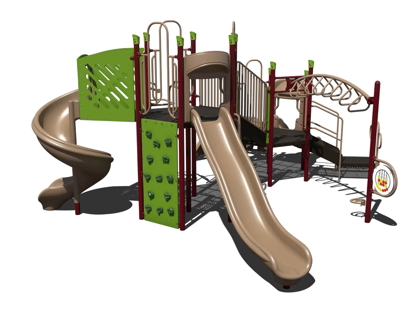 Cedar Quest Quick Ship Outdoor Playground - PS3-72338  Big Kids Playground Playgrounds Etc