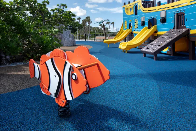 Clownfish Spring Rider - Commercial Playground Equipment  Outdoor Playground Additions Playgrounds Etc