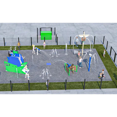 Commercial Splash Pad 5733  Outdoor Playgrounds Playgrounds Etc