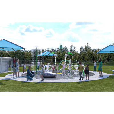 Commercial Splash Pad 5734  Outdoor Playgrounds Playgrounds Etc