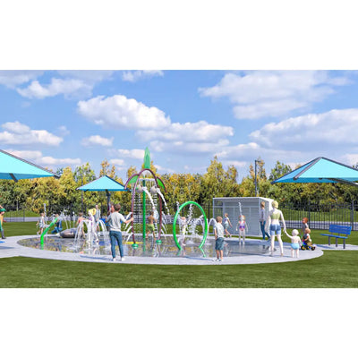 Commercial Splash Pad 5734  Outdoor Playgrounds Playgrounds Etc