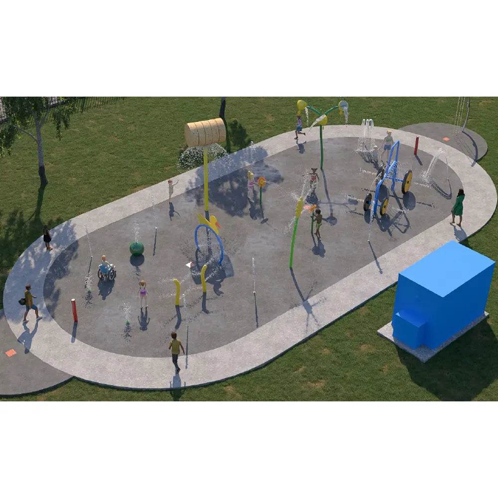 Commercial Splash Pad 5735  Outdoor Playgrounds Playgrounds Etc