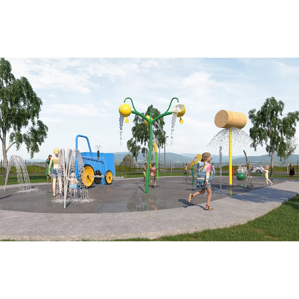 Commercial Splash Pad 5735  Outdoor Playgrounds Playgrounds Etc