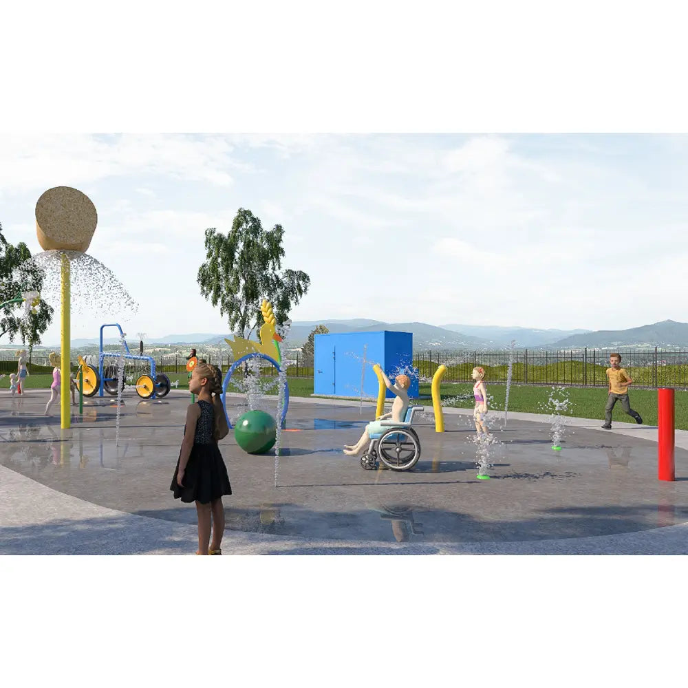 Commercial Splash Pad 5735  Outdoor Playgrounds Playgrounds Etc
