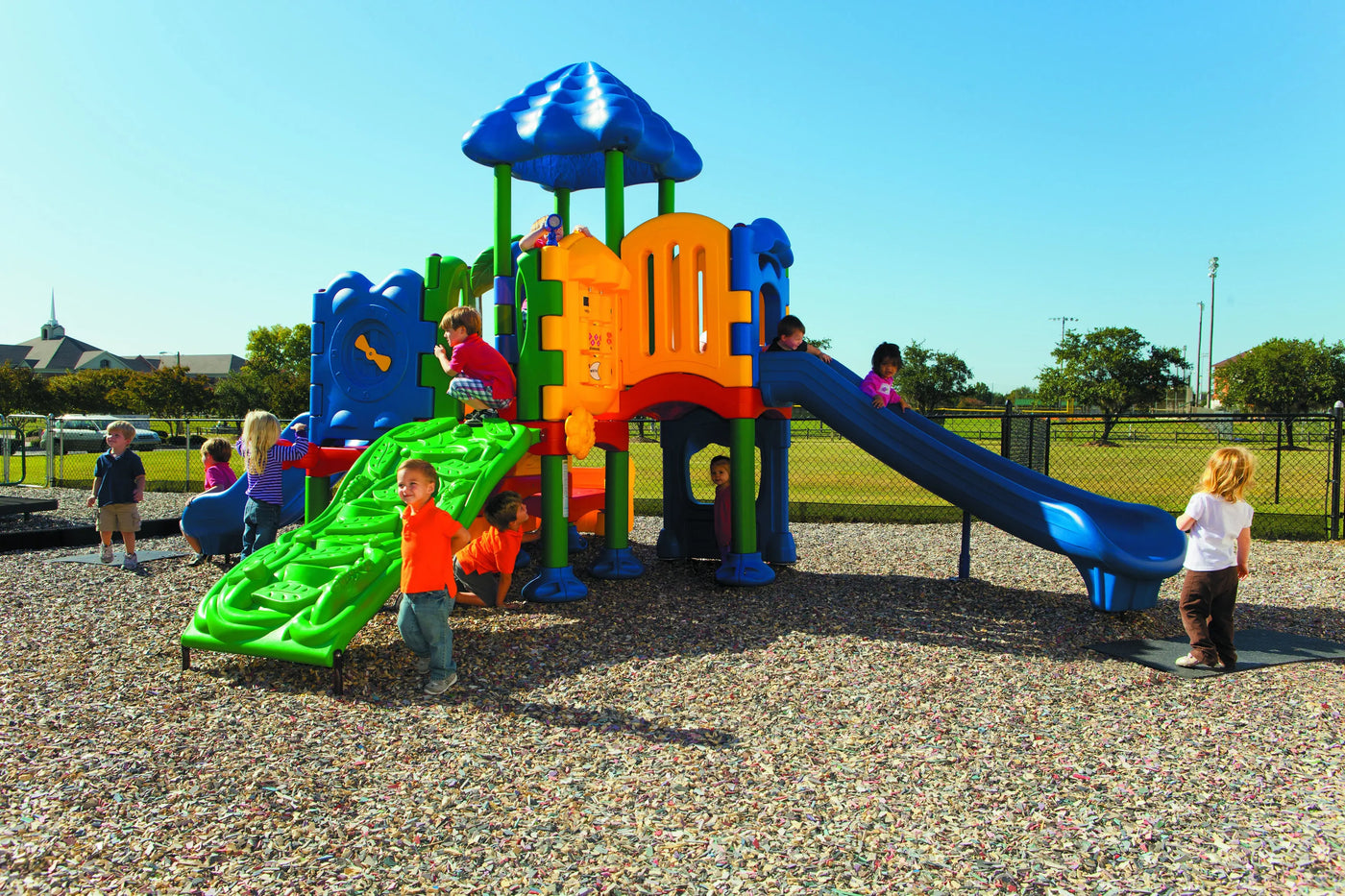 Discovery Range Outdoor Preschool Playground  Preschool Playground Playgrounds Etc