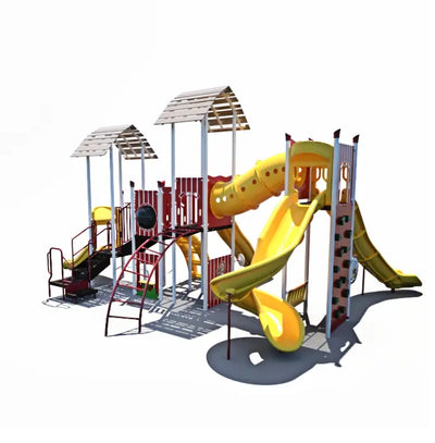 Down on the Farm Themed Economy Outdoor Playground for Big Kids - FX3-FRM512-001  Big Kids Playground Playgrounds Etc