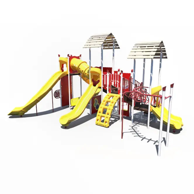 Down on the Farm Themed Economy Outdoor Playground for Big Kids - FX3-FRM512-001  Big Kids Playground Playgrounds Etc