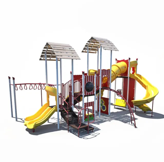 Down on the Farm Themed Economy Outdoor Playground for Big Kids - FX3-FRM512-001  Big Kids Playground Playgrounds Etc