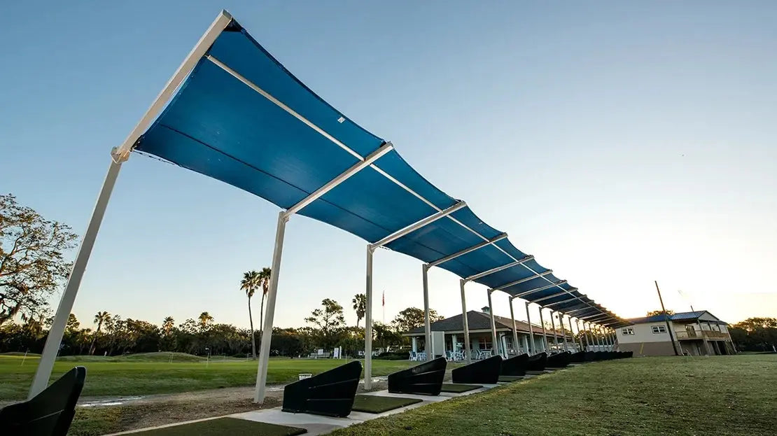 Dugout Cantilever Shades - Commercial Shade Structures  Cantilever Shades Playgrounds Etc