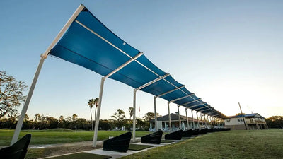 Dugout Cantilever Shades - Commercial Shade Structures  Cantilever Shades Playgrounds Etc