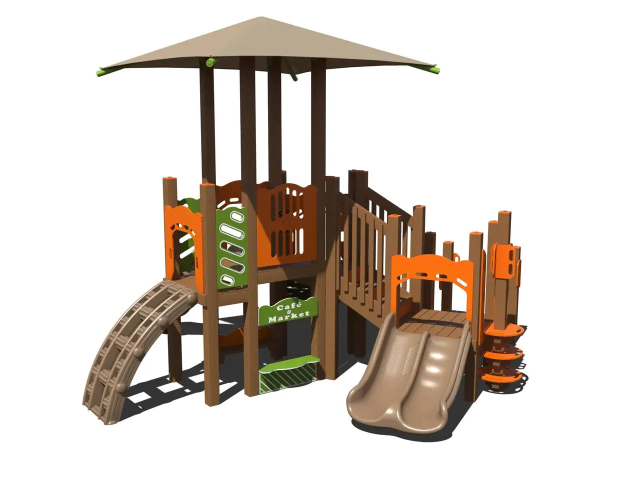 Evergreen Escape Commercial Playground - GFP-10013 Outdoor Playground  Outdoor Playgrounds Playgrounds Etc