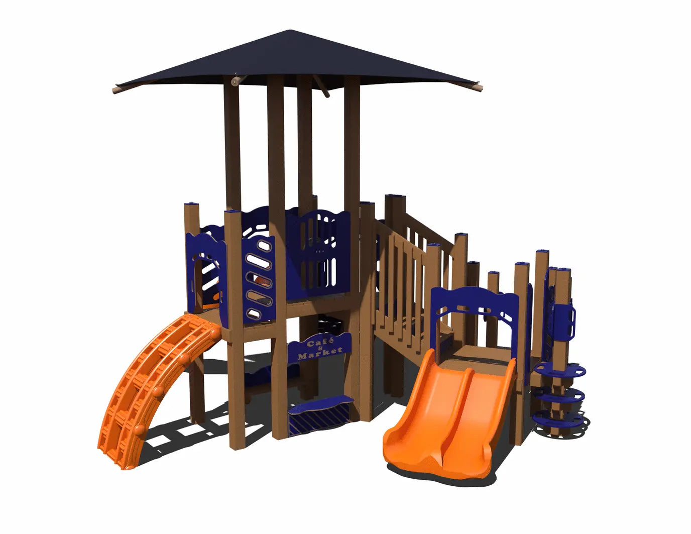 Evergreen Escape Commercial Playground - GFP-10013 Outdoor Playground  Outdoor Playgrounds Playgrounds Etc