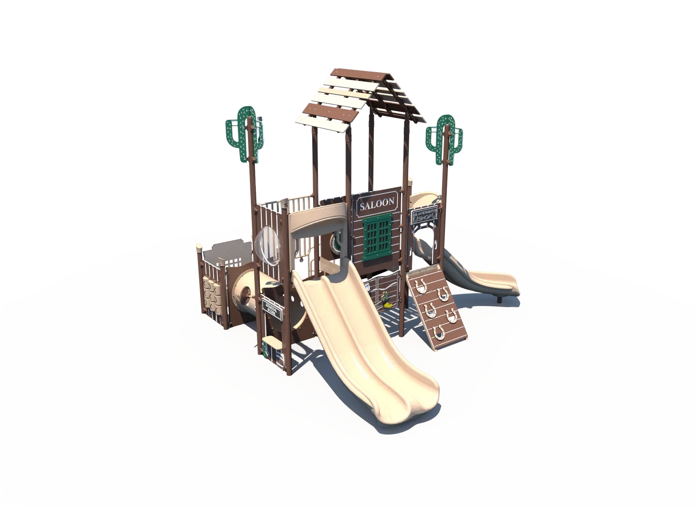 Frontier Junction Saloon Themed Economy Outdoor Playground - FX3-WST-212-0002  Outdoor Playgrounds Playgrounds Etc
