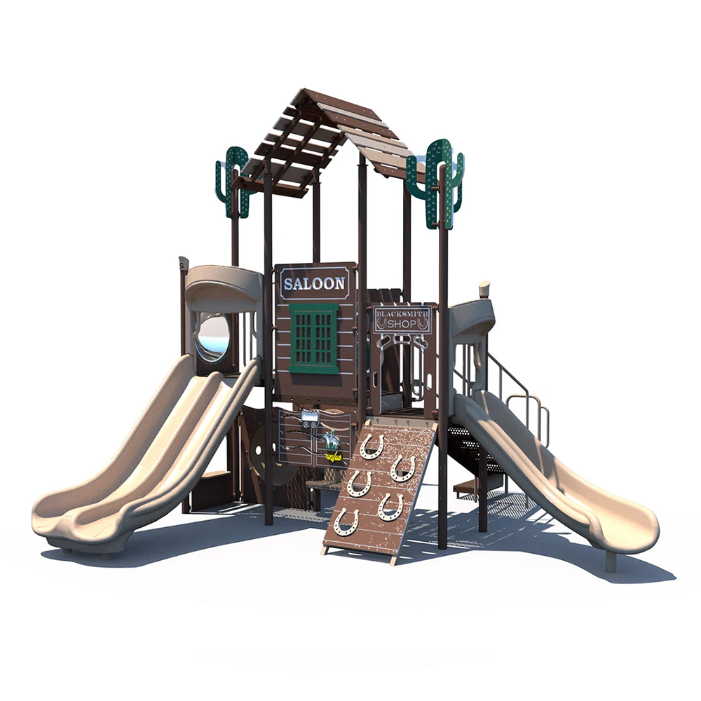 Frontier Themed Outdoor Playground for Big Kids