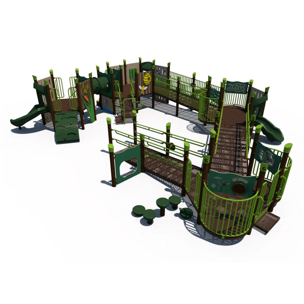 Marsh Themed Outdoor Playground for Preschool Ages FX5-MAR-205-0414