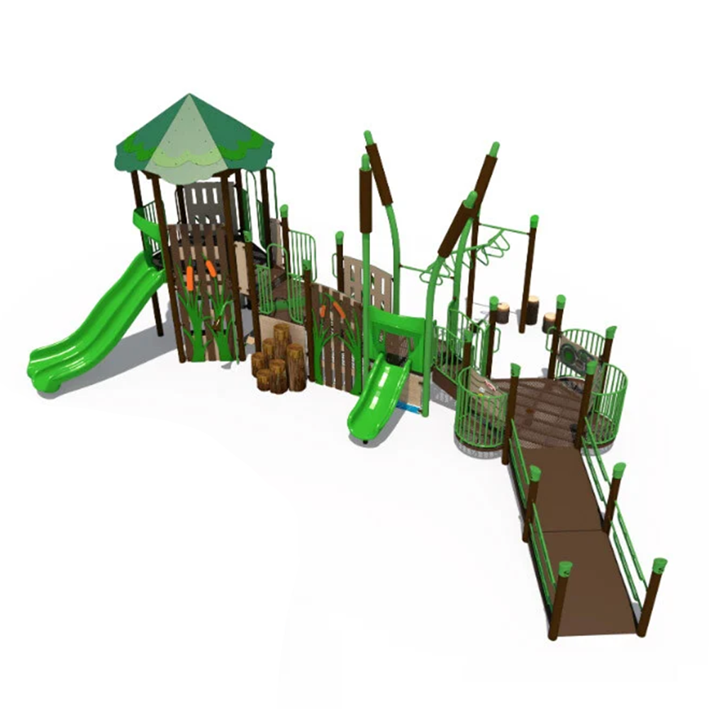 Marsh Themed Outdoor Playground for Big Kids FX5-MAR-512-0324