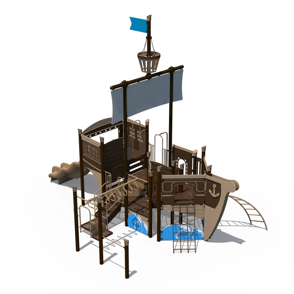 Ship Wreck Themed Outdoor Playground FX5-SHP-512-0159