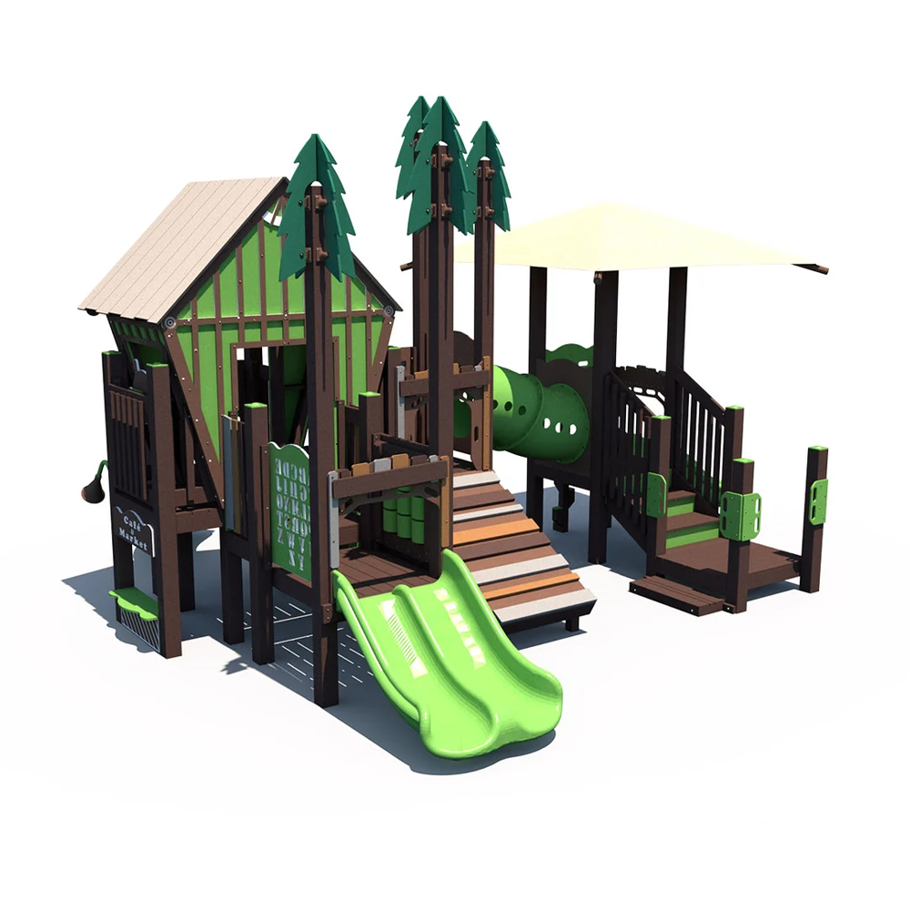 Cottage Themed Outdoor Playground FXR-COT-205-0203