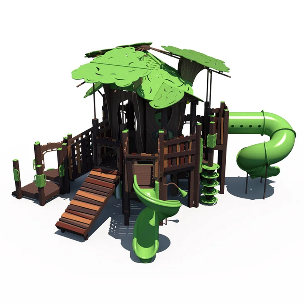 Treehouse Themed Outdoor Playground for Big Kids