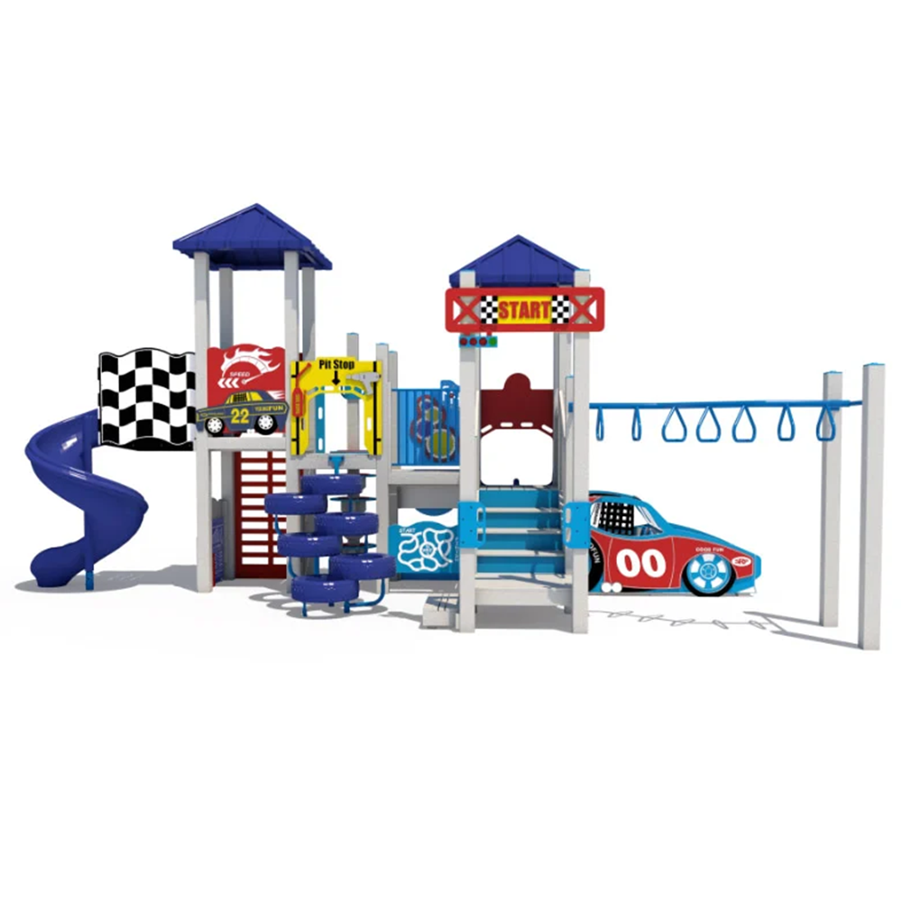 Race Car Themed Outdoor Playground