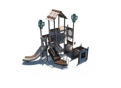 Frontier Junction Saloon Themed Economy Outdoor Playground - FX3-WST-212-0002  Outdoor Playgrounds Playgrounds Etc