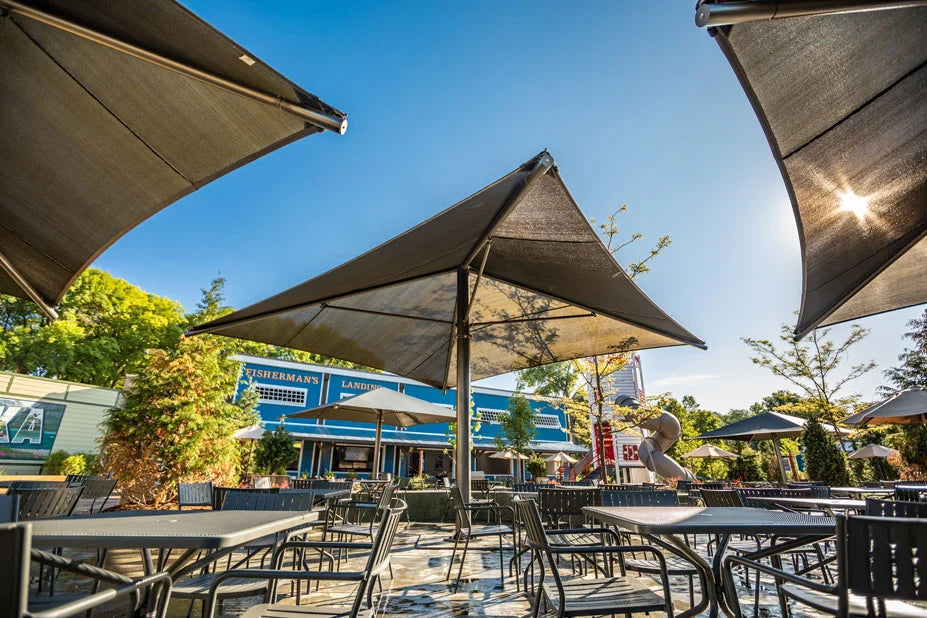 Square Umbrella Shades - Commercial Shade Structures  Umbrella Shades Playgrounds Etc